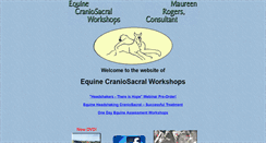 Desktop Screenshot of equinecraniosacral.com